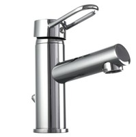 Hochdruck Wasserhahn Bad Waschtischarmatur Chrom Einhebelmischer Waschbecken