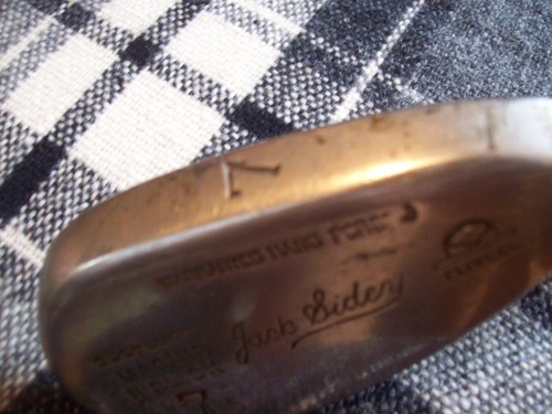 Antique Dot Punch Mashie Niblick Hand Forged, Jack Sidey, Champion Professional - Picture 3 of 9