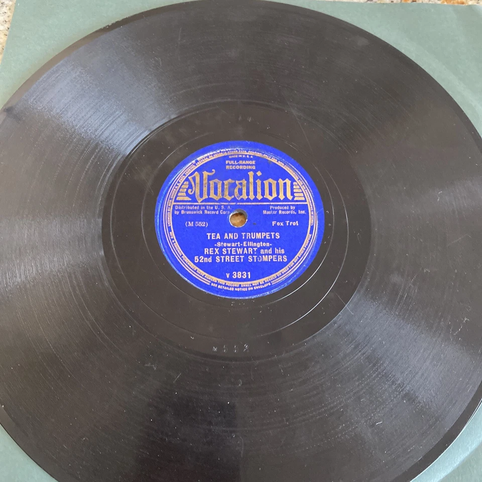 1937 JAZZ Rex Stewart - Duke Ellington 78 rpm VOCALION 3831 THE BACKROOM ROMP V+ - Image 4 of 4