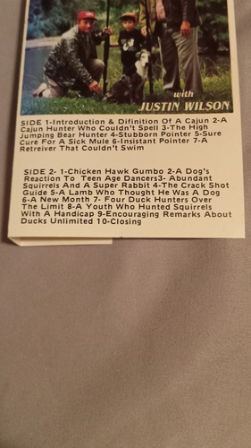 Justin Wilson "Shot Dem Duck and Hunt" Audio Cassette Tape 1121 Delta Rarität D 46 - Bild 4 von 4
