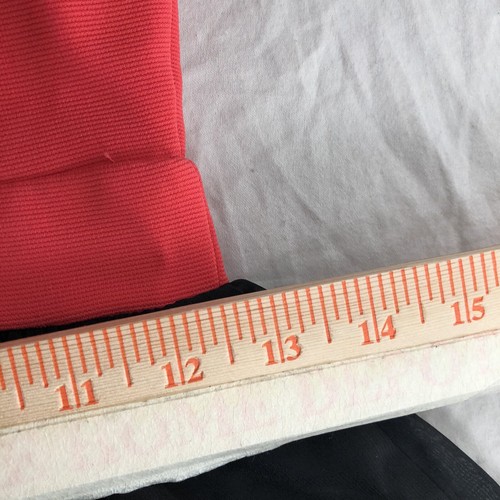 BeBop Dress Women Extra Small (Real Fit) Red Black V Neck zipper A Line Lined - Picture 7 of 10