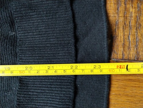 Banana Republic Womens XO Sweater meduim Black Pima Cotton Cashmere - 第 6/7 張圖片