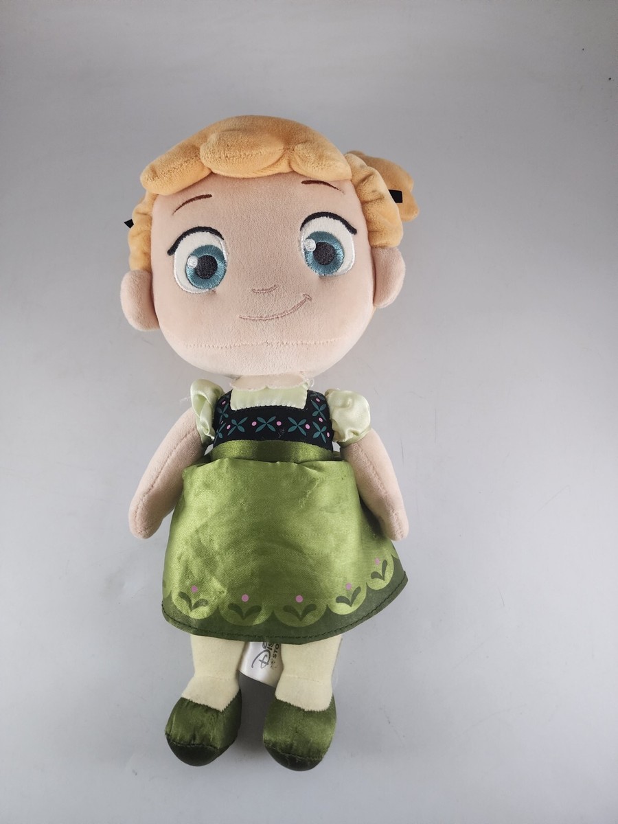 Disney Store Frozen ANNA Toddler Baby Doll Plush 12