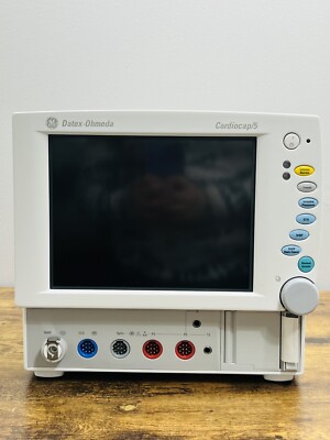 Datex Ohmeda Cardiocap/5 - ECG, SpO2, NIBP, 2x Temp, 2x IBP