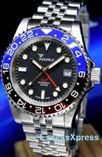 NUOVO Orologio Squale 1545 30 Atmos BLU/ROSSO "Pepsi" GMT Ceramica 40mm - MKII