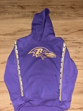 NFL TEAM APPAREL YOUTH BALTIMORE RAVENS HOODIE SWEATSHIRT SIZE 14–16 NWT $80