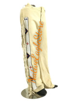 Old Style Mens Beige Suede Leather Fringes Beaded Powwow Regalia Pant NAP102B
