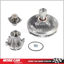 Water Pump Fan Clutch Thermostat Housing Assembly for 03-05 Ford 4.6L 5.4L V8