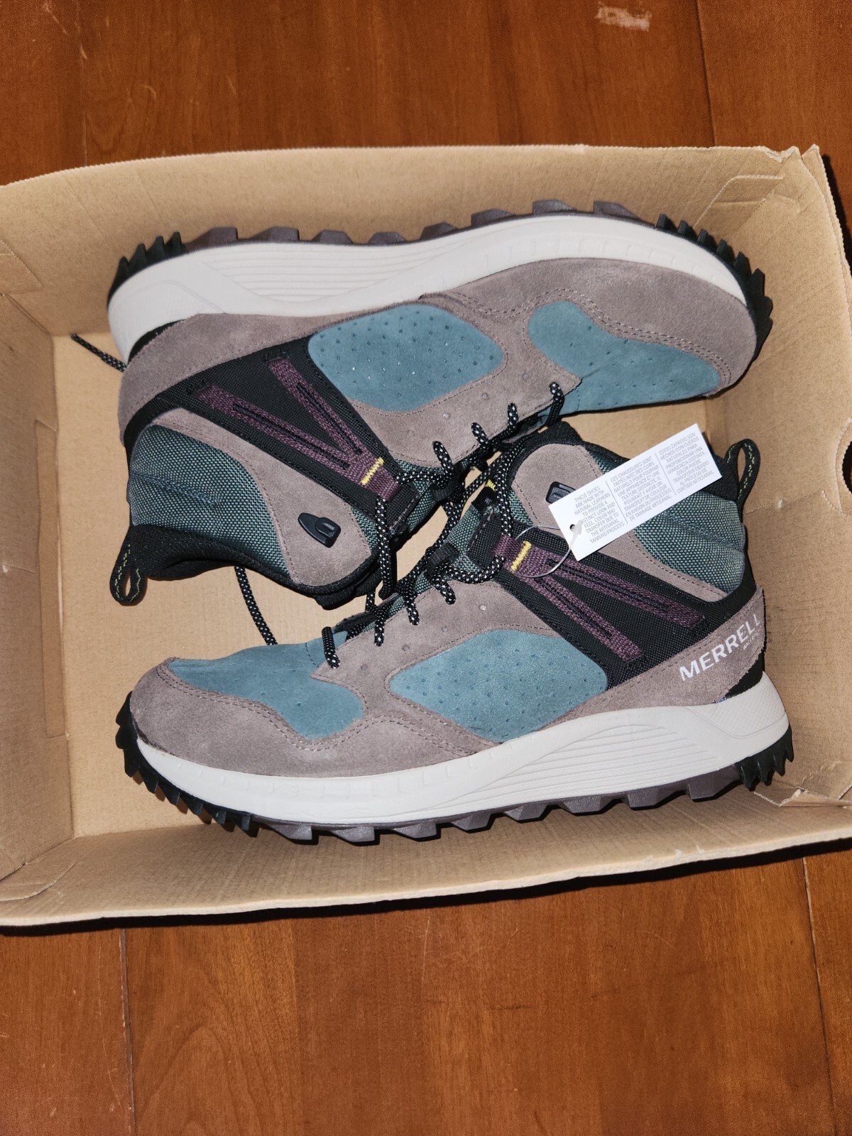 Scarpe stivali Merrell Wildwood Mid Forest NUOVI J068031 Uomo 10 BELLI!