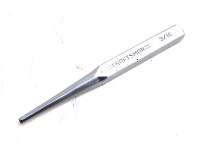 VTG CRAFTSMAN TOOLS 3/16'' TAPERED ALIGNMENT PUNCH, 6'' LONG, 43145 WF, USA