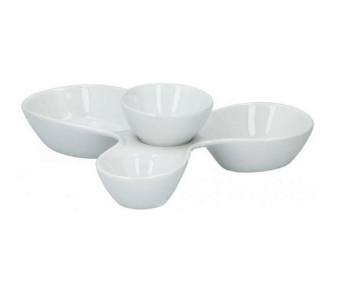 Assorted Snack Dish Porcelain Ceramic Serving Tray Dip Bowl Appetizer Condiment - Picture 47 of 78