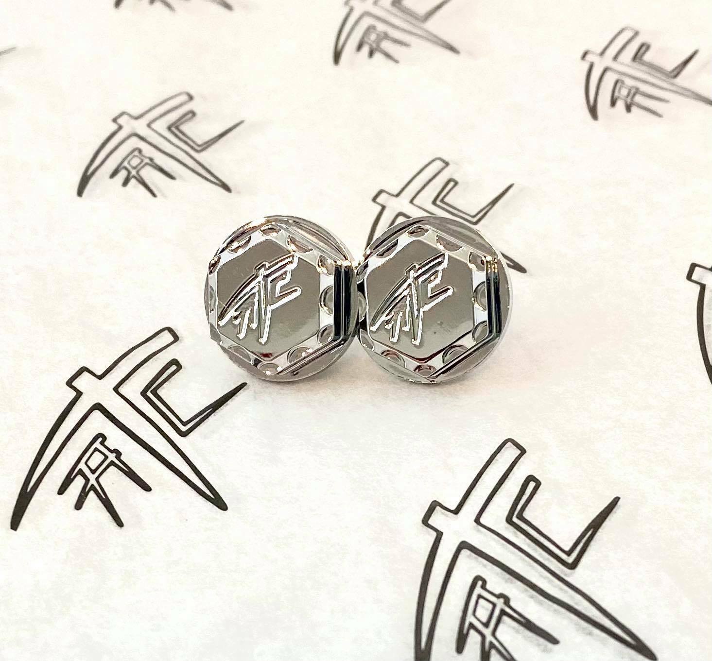 HAYABUSA CHROME DIAMOND CUT WINDSCREEN BOLTS 2009 SUZUKI HAYABUSA