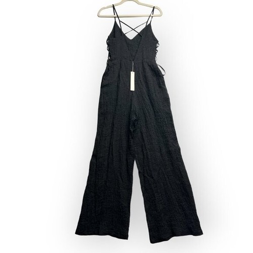 NWT LINE & DOT STRAPPY LINEN JUMPSUIT Size XS - Picture 3 of 9