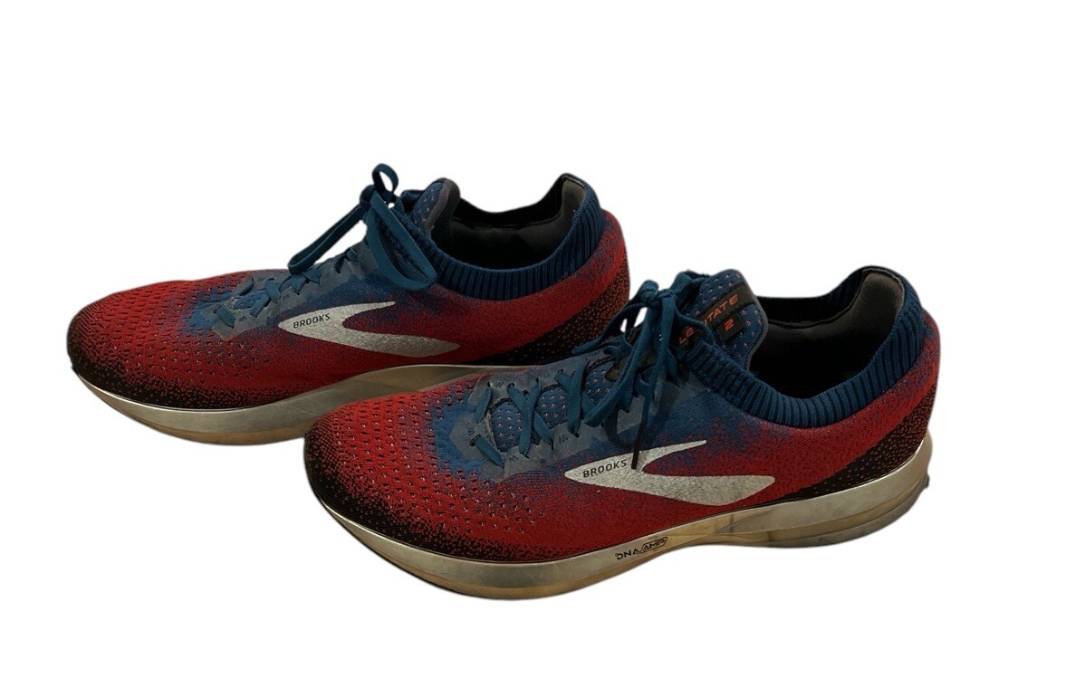 Brooks Levitate 2 1102901D689 Running Shoe, Men's Size 13, Red/Navy thumbnail 3