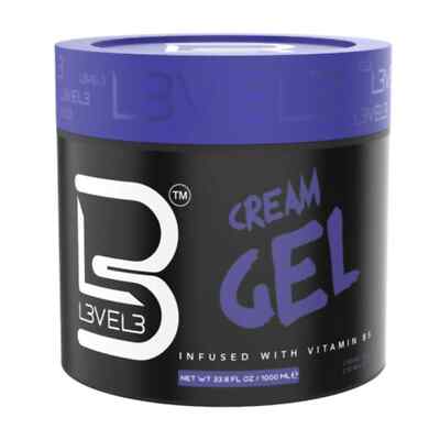 Level 3 Cream Gel Infused with Vitamin B5 Medium Hold 100/250/500/1000ml NEW