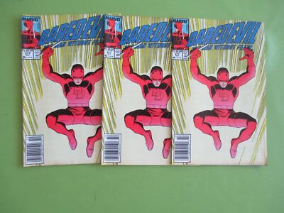 3 x Daredevil  No 271  Newstand, Mark Jewelers  US Marvel  vfn-nm