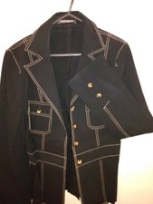 Bisou Bisou Jacket, Size 10/12, Black Cotton/elastane