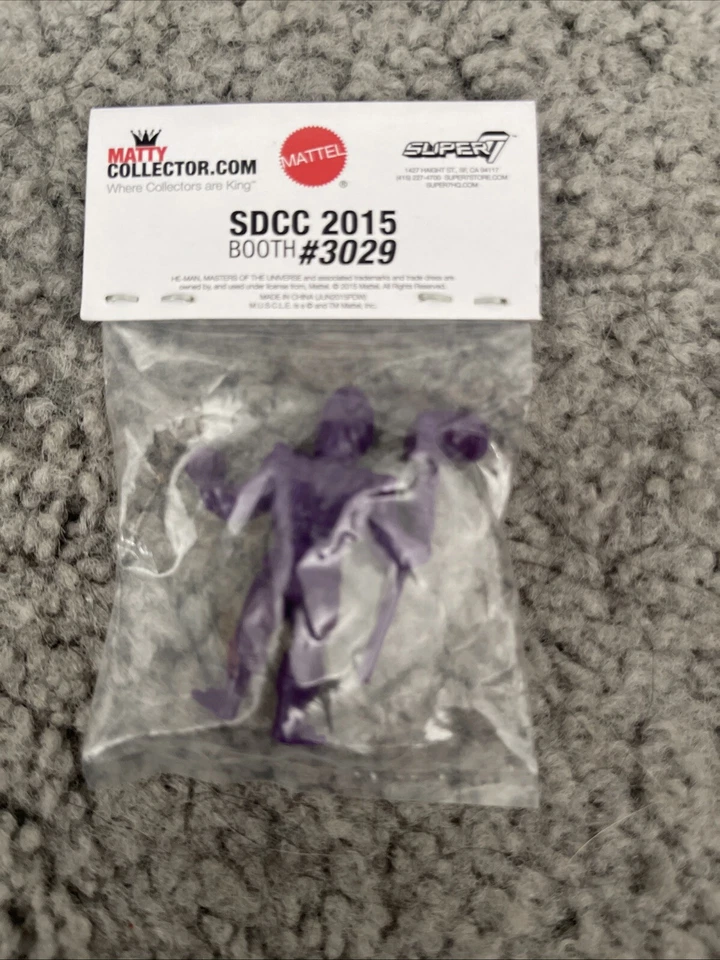 Super7 宇宙大师 M.U.S.C.L.E. SDCC Skeletor Wave 1 紫色 — 第 3/3 张图片