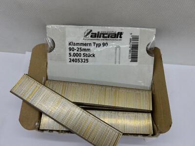 aircraft Klammern Typ 90 90-25mm 5000 Stück Heftklammern 2405325