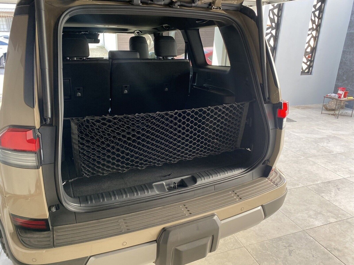 Rear Trunk Envelope Style Mesh Organizer Cargo Net for LEXUS GX550