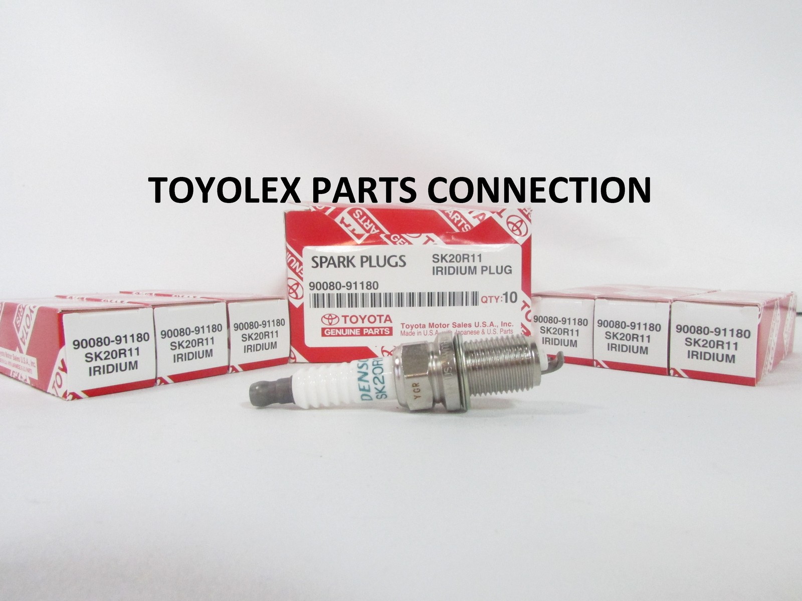 TOYOTA LEXUS OEM 100% GENUINE TOYOTA SPARK PLUG SET 90080-91180 FOR V6 ENGINES