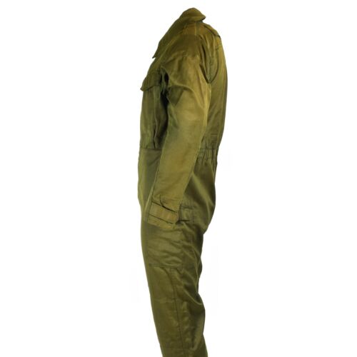 Genuine Belgian army tanker coveralls suit overall Jumpsuit Olive OD - Picture 3 of 5