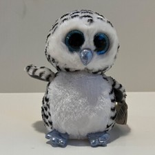 RARE JUSTICE Ty Beanie Boo "Lucy" the OWL 6" stuffed animal soft plush toy LNWT