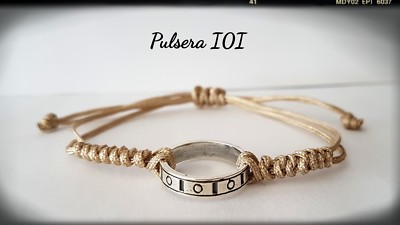 ANILLO ALIANZA IOI PALO CERO PALO PULSERA  BINARIO 101 IOI PALO CERO PALO PLATA.