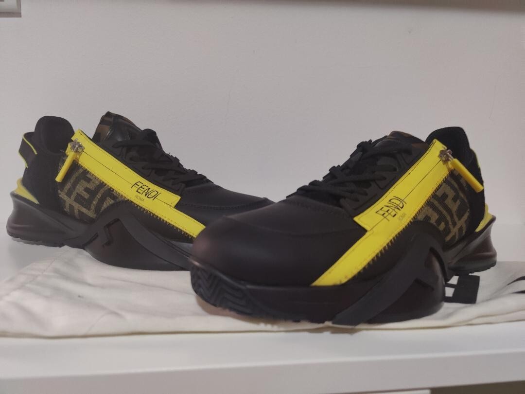 スニーカー Fendi Fendi Flow Low-Top Sneakers Fendi Flow Mesh & Leather Low-Top Sneakers | Saks Fifth Avenue