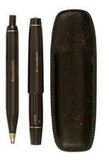Kaweco Sport Set Füller V16N, Kuli 619 aus den 70ern - braun - M Feder (29)