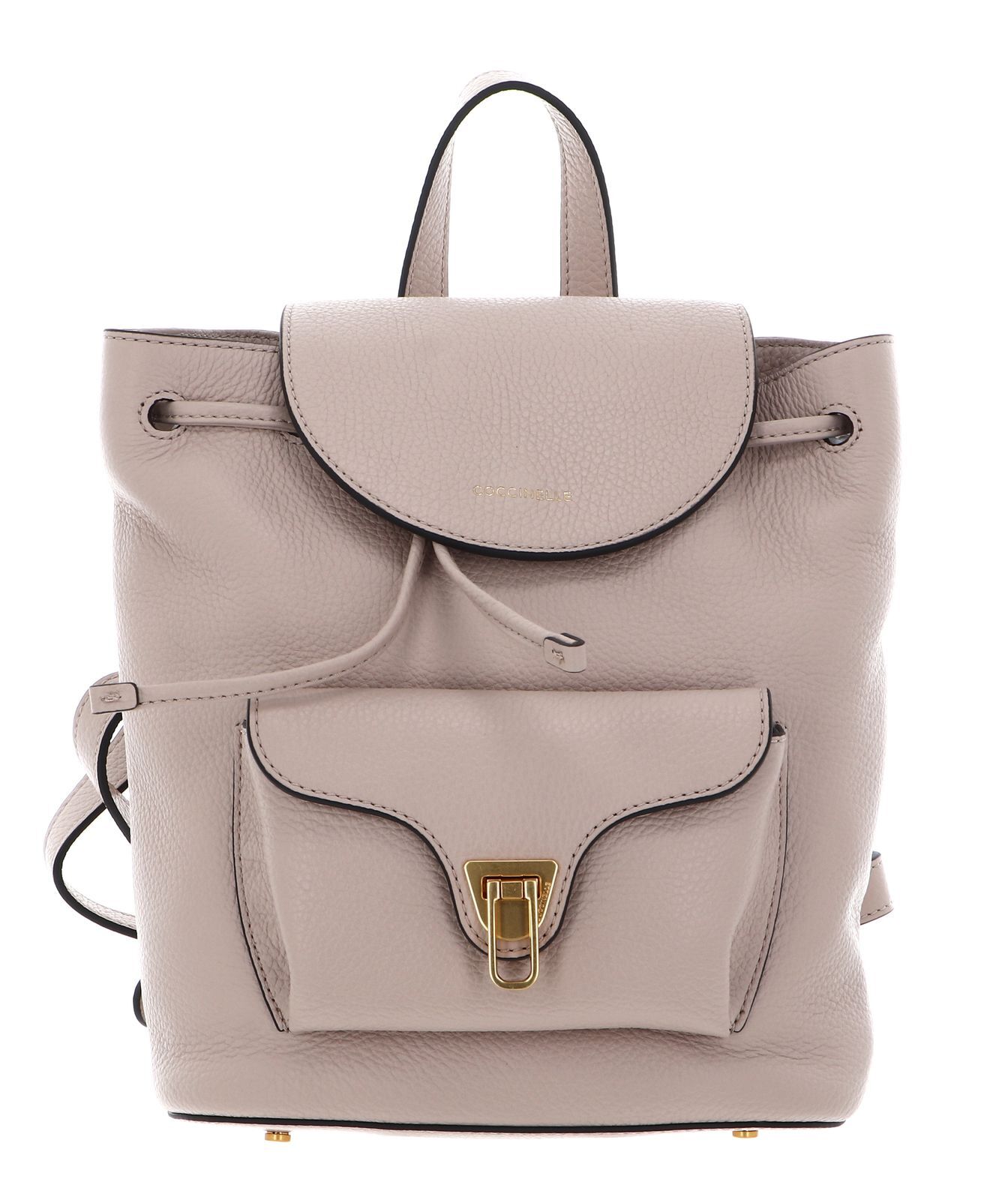 COCCINELLE backpack Beat Soft Grained Leather Backpack Rosette