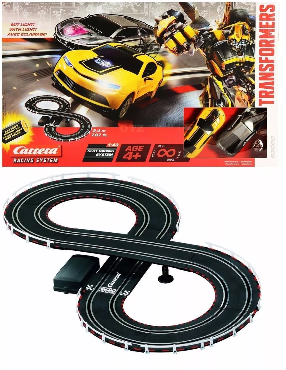 Transformers RC IR Remote Control Slot Car Race 4 Carrera