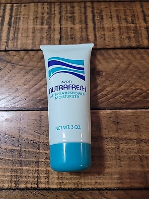 Vintage AVON Nutrafresh After Bath/Shower Moisturizer 3 Oz