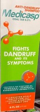 Medicasp Coal Tar Gel Dandruff Shampoo to Treat Seborrheic Dermatitis Psoriasis