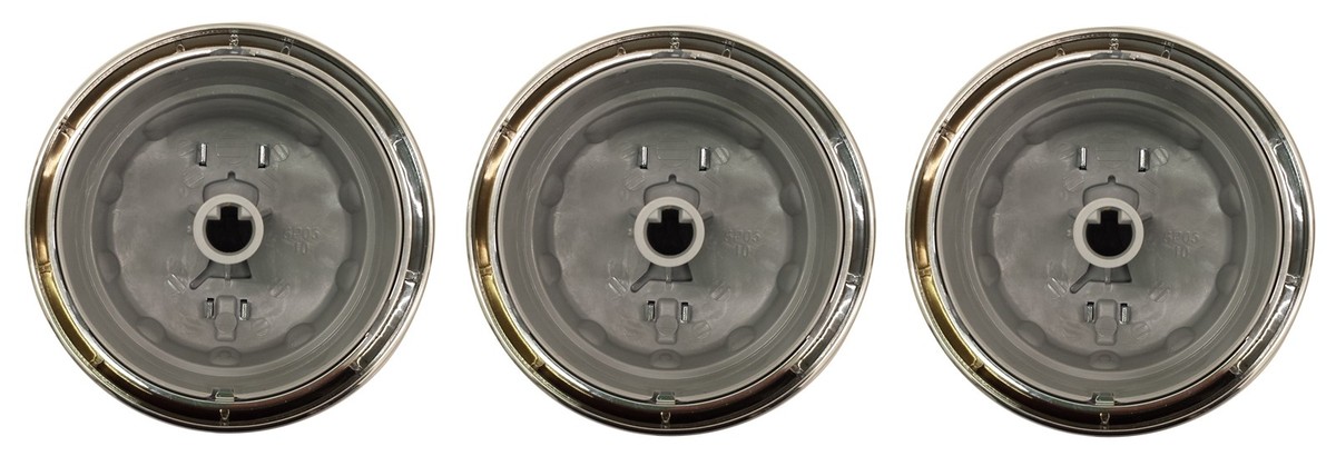 Carbone Lotus Grill 3 Manopole Di Controllo Originali Weber Per - Foto 10