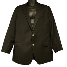Michael Kors Black Suit Metal Buttons Jacket Blazer Men  s 48R