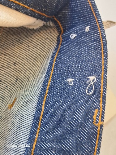 Vintage Neu 70er LEVIS Bell Bottom Jeans 36/30 Field Tag Orange 646-0217 - Bild 2 von 16