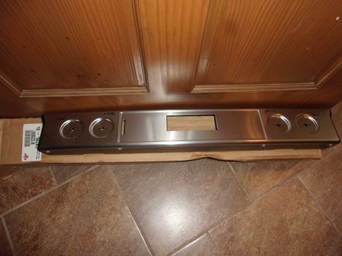 NEW OEM Whirlpool W10206087 Range Control Panel NO ELECTRONICS!! Stainless Steel - Bild 1 von 7