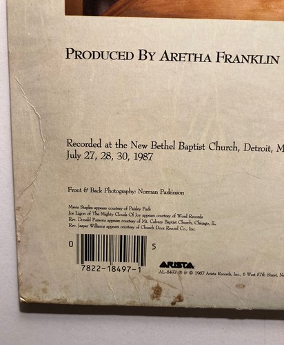 ARETHA FRANKLIN One Lord, One Faith, One Baptism 2xLPs Vinyl Arista AL 8497 VG+ - Picture 19 of 24