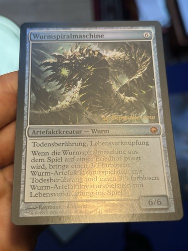 German FOIL Wurmcoil Engine ⭐️ Unplayed / NM-⭐️ Scars Of Mirrodin ⭐️ Mtg (988) - Picture 5 of 12