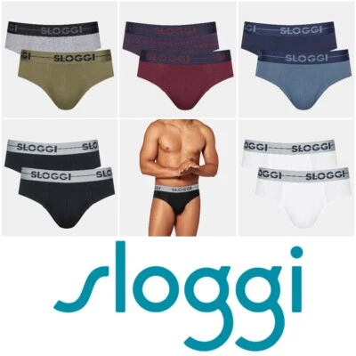 Slip Uomo Sloggi Go Mini Pantaloni Slip Confezione da 2 96% Cotone 10198133 Offerte di ricambio £21,00