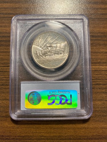 1937-D Oregon Silver Half Dollar Commemorative 50C PCGS MS 67 CAC RARE GRADE - Picture 4 of 4