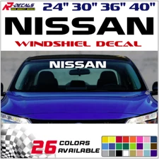 Windshield decal car sticker banner graphics window for or fits Nissan cars (1)