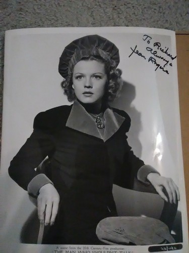 Jean Rogers Signed in Person inscribed Photo 8x10 B/W - Picture 2 of 3