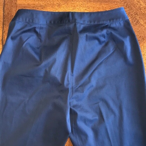 EUC Lauren Ralph Lauren navy blue ankle pants 2 $165 - Picture 4 of 8