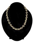 FANCY FASHION Style 585 (14k) GOLD Link Necklace 19" long 57 grams