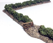 10mm Wargames 20 piece Hedgerow Set - Wargame Scenery