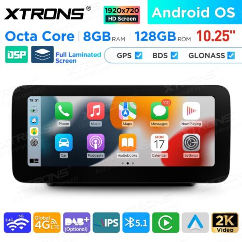 AUTORADIO ANDROID 8/128GB MERCEDES CLASSE C GLC W205 X253 2015-2018 NTG 5.1/2 - Foto 5 di 14