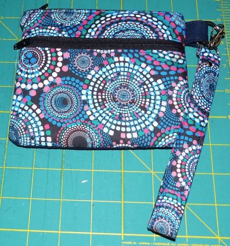 Manatee Mandala Wristlet Wallet Purse Clutch - Picture 6 of 6