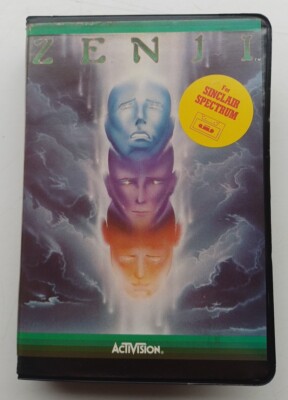 Sinclair ZX Spectrum Cassette Tape Game Zenji - Activision - Clamshell Case